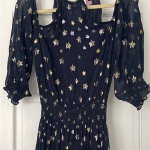 Calypso St. Barth Navy Dress with Stars